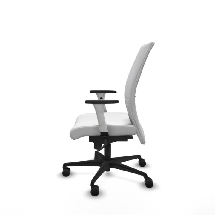 Albacete confidente sincro bali blanco brazos 1D blancos base nailon ruedas 65 mm nailon