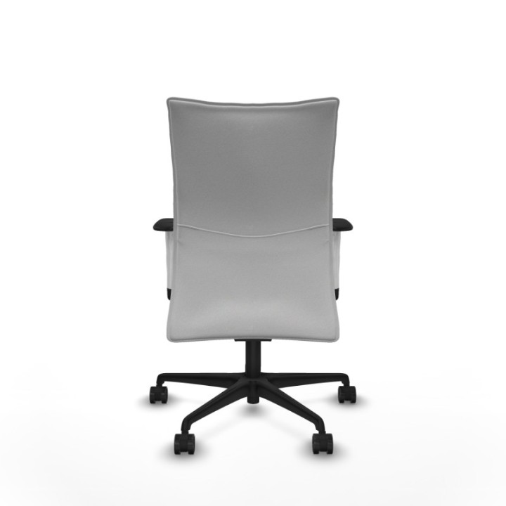 Albacete confidente sincro bali blanco brazos 1D blancos base nailon ruedas 65 mm nailon