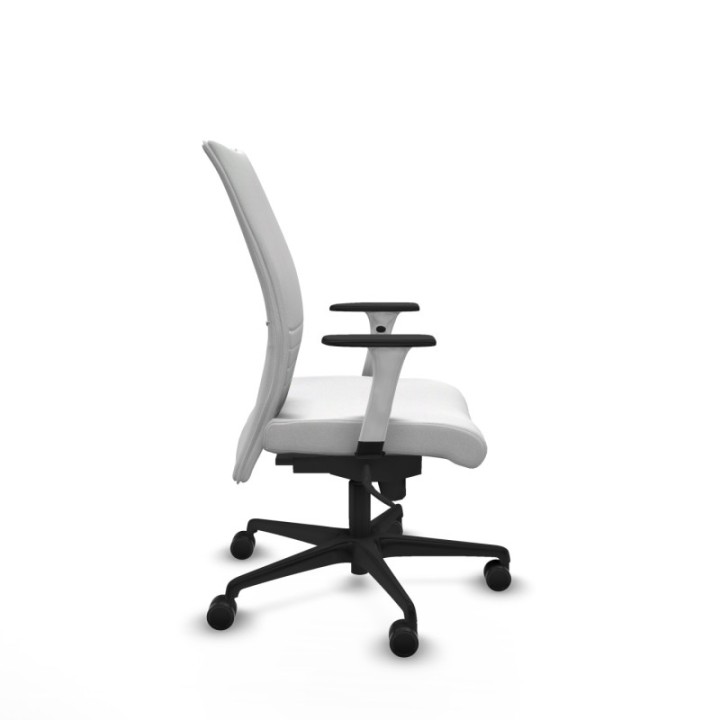 Albacete confidente sincro bali blanco brazos 1D blancos base nailon ruedas 65 mm nailon