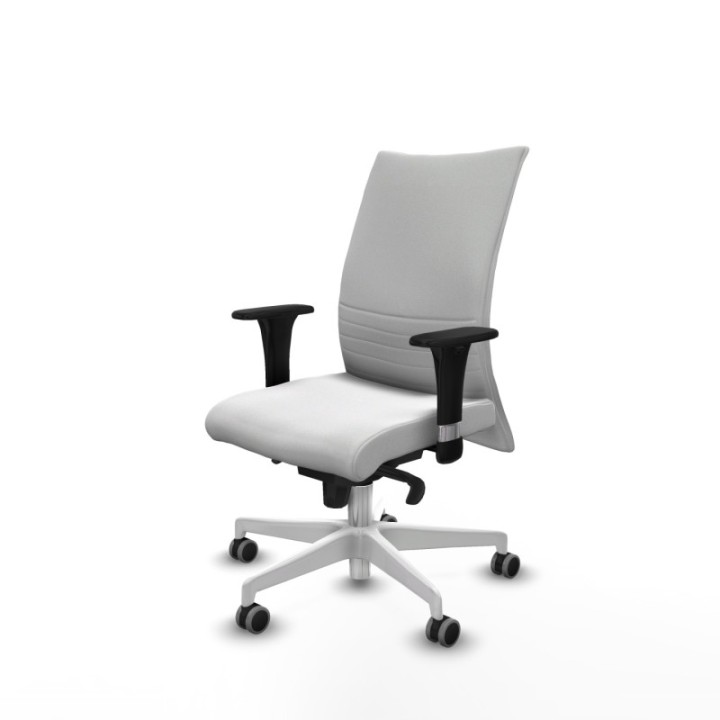 Albacete confidente sincro bali blanco brazos 1D base blanca ruedas 65mm engomadas