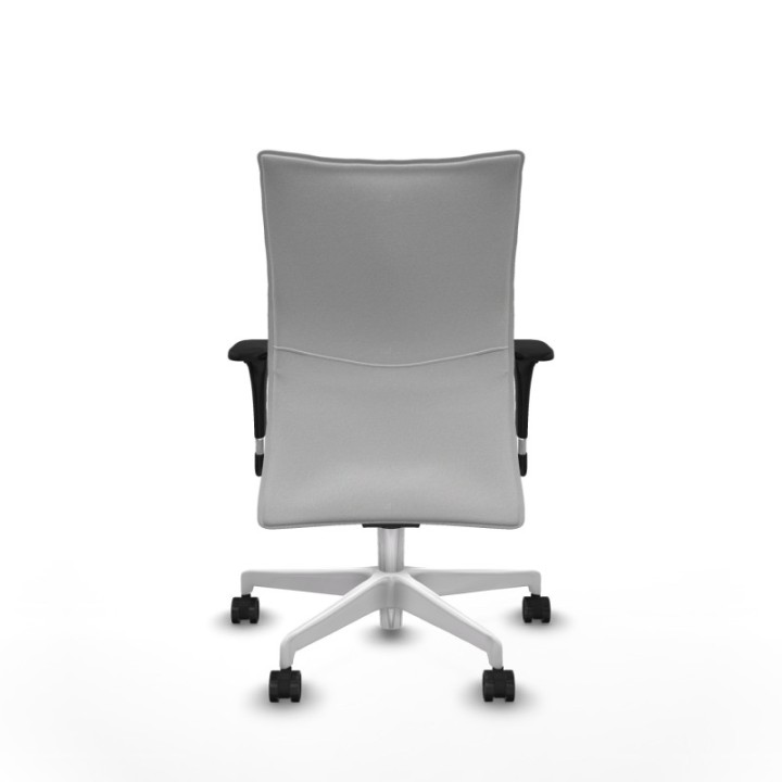 Albacete confidente sincro bali blanco brazos 1D base blanca ruedas 65 mm nailon