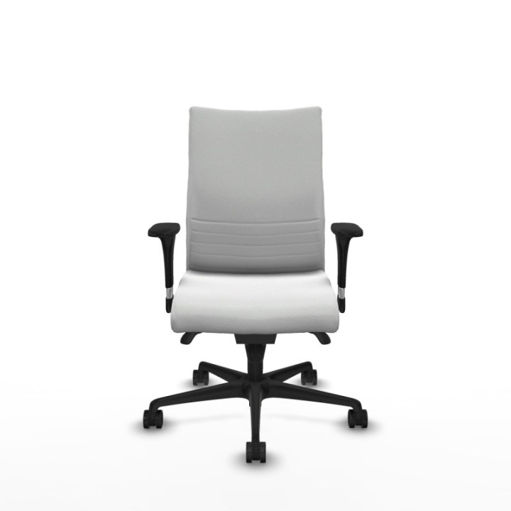 Albacete confidente sincro bali blanco brazos 1D base nailon ruedas 65 mm nailon