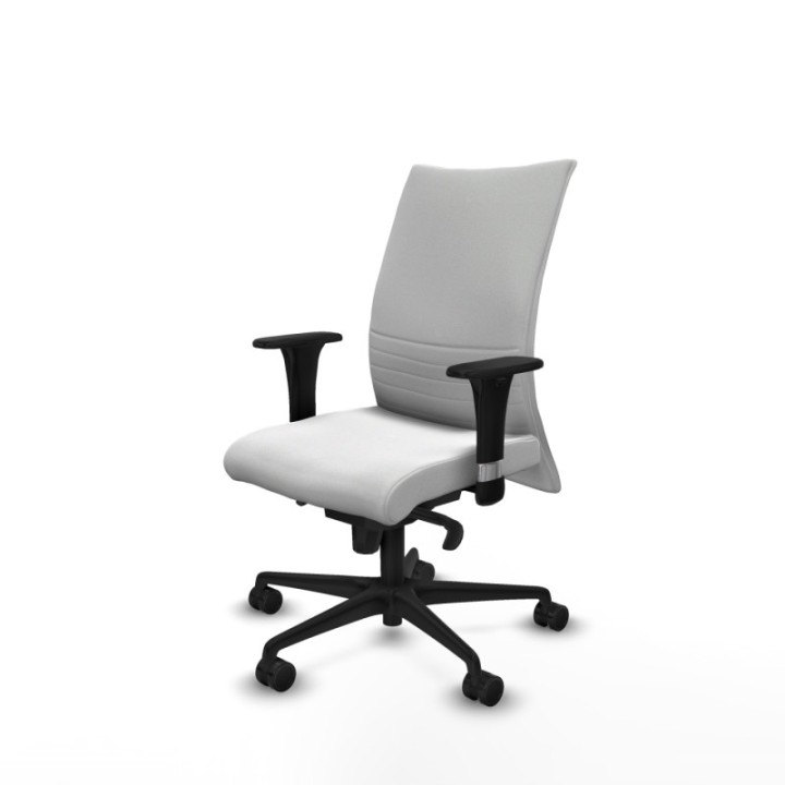 Albacete confidente sincro bali blanco brazos 1D base nailon ruedas 65 mm nailon