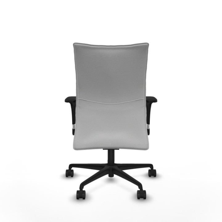 Albacete confidente sincro bali blanco brazos 1D base nailon ruedas 65 mm nailon