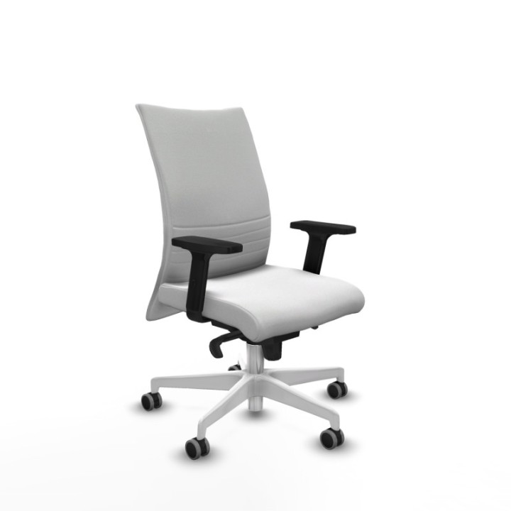 Albacete confidente sincro bali blanco brazos 2D base blanca ruedas 65mm engomadas