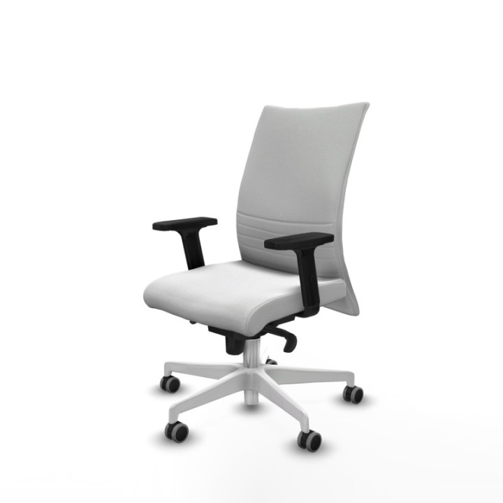 Albacete confidente sincro bali blanco brazos 2D base blanca ruedas 65mm engomadas