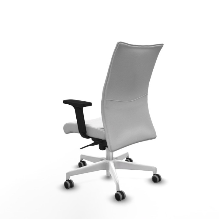 Albacete confidente sincro bali blanco brazos 2D base blanca ruedas 65mm engomadas