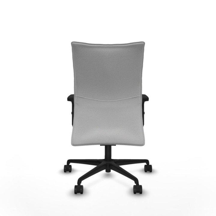 Albacete confidente sincro bali blanco brazos 2D base nailon ruedas 65 mm nailon