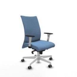 Albacete confidente sincro bali azul cielo brazos 1D blancos base blanca ruedas 65mm engomadas