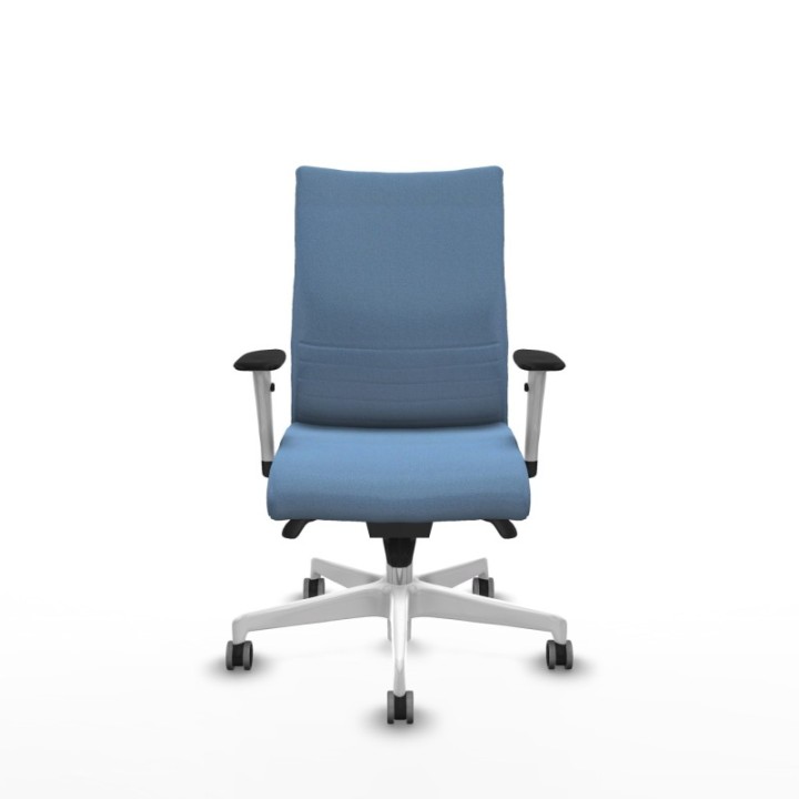 Albacete confidente sincro bali azul cielo brazos 1D blancos base blanca ruedas 65mm engomadas