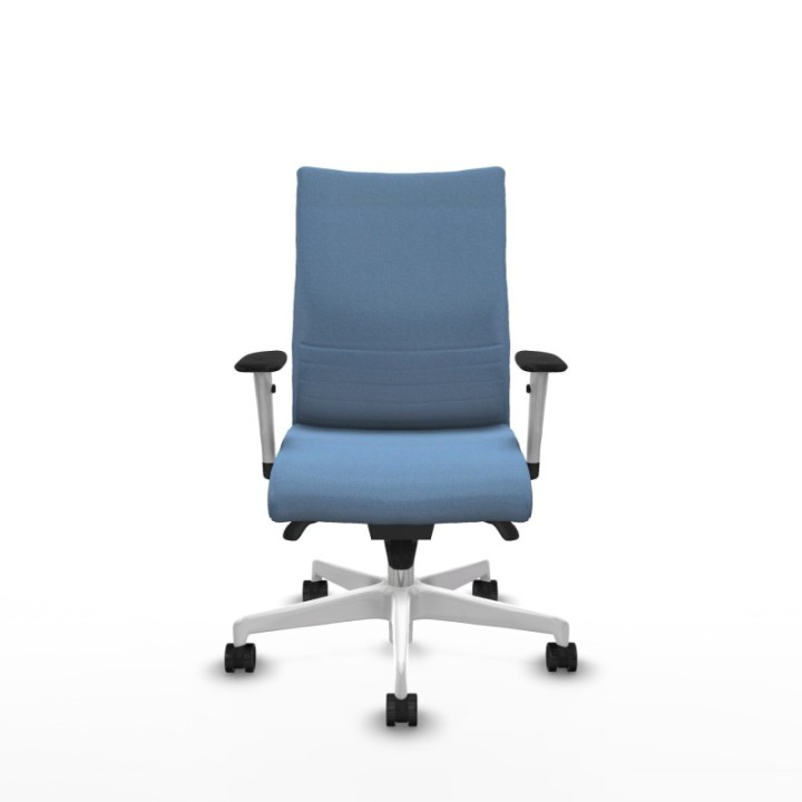 Albacete confidente sincro bali azul cielo brazos 1D blancos base blanca ruedas 65 mm nailon