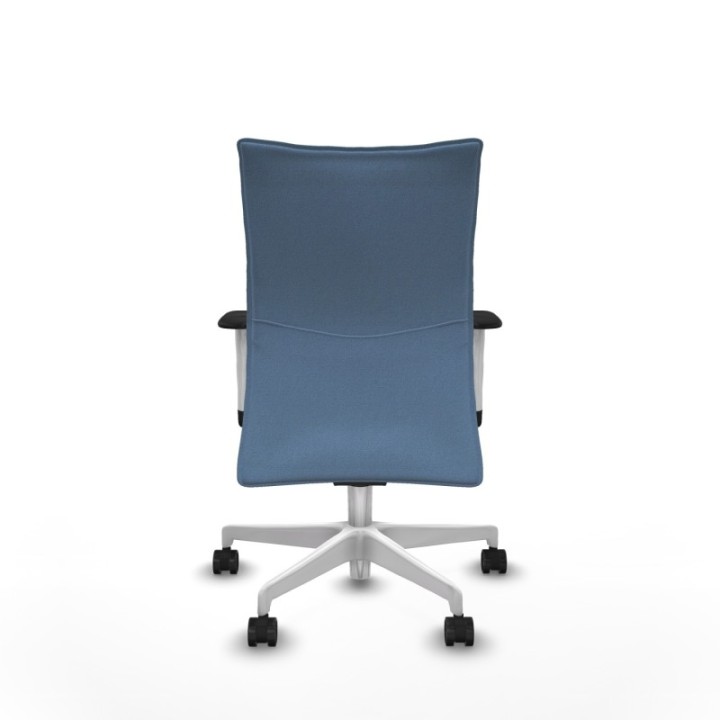 Albacete confidente sincro bali azul cielo brazos 1D blancos base blanca ruedas 65 mm nailon