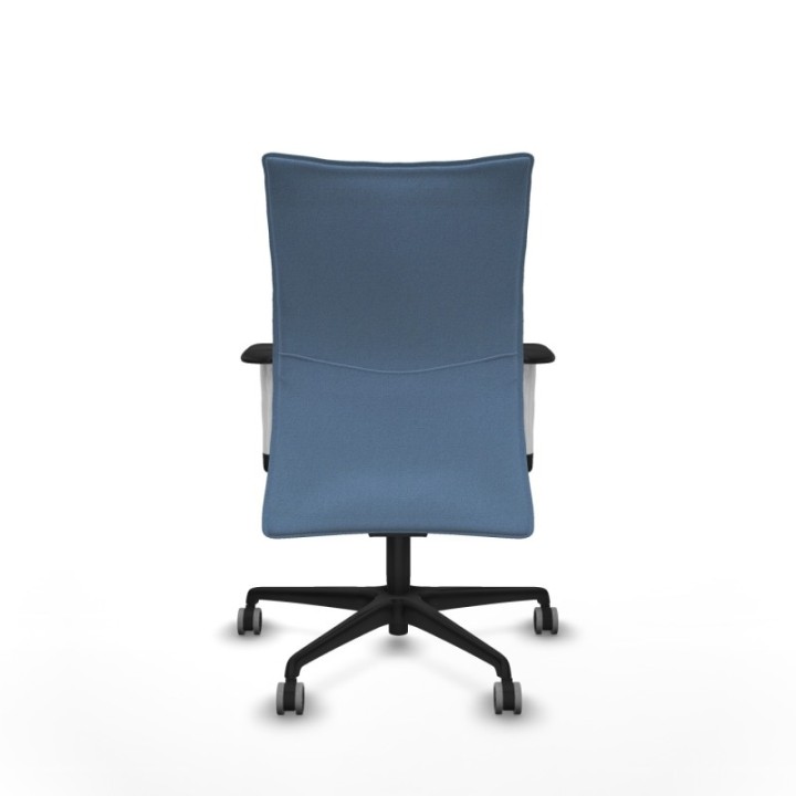 Albacete confidente sincro bali azul cielo brazos 1D blancos base nailon ruedas 65mm engomadas