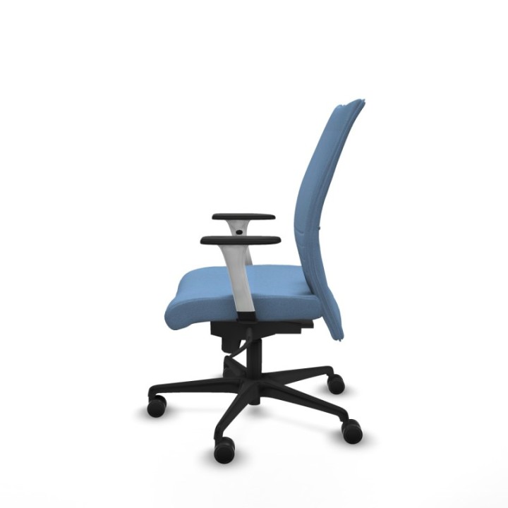 Albacete confidente sincro bali azul cielo brazos 1D blancos base nailon ruedas 65 mm nailon