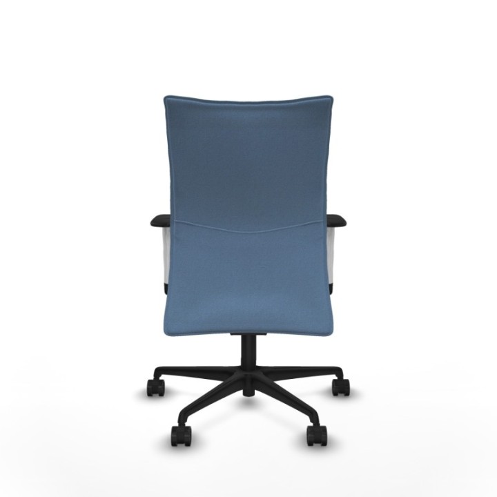 Albacete confidente sincro bali azul cielo brazos 1D blancos base nailon ruedas 65 mm nailon