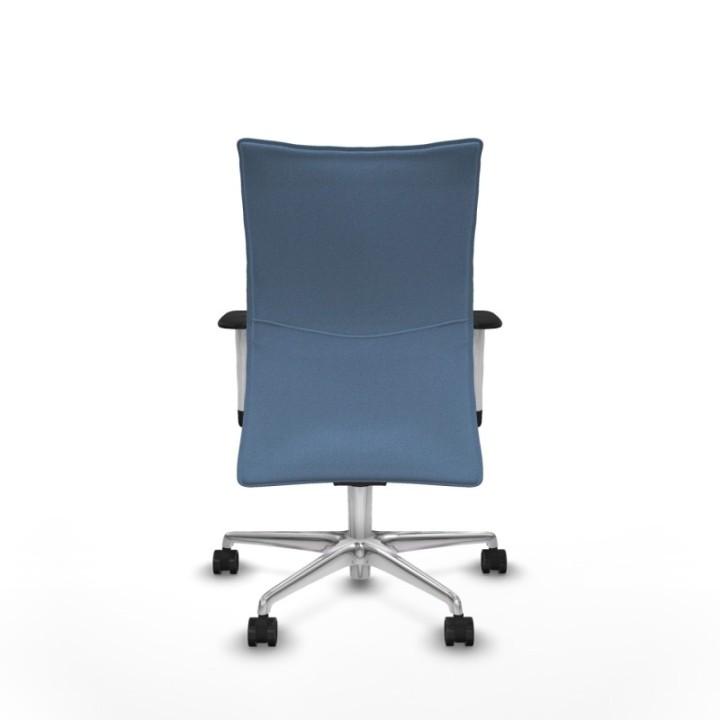 Albacete confidente sincro bali azul cielo brazos 1D blancos base aluminio ruedas 65 mm nailon