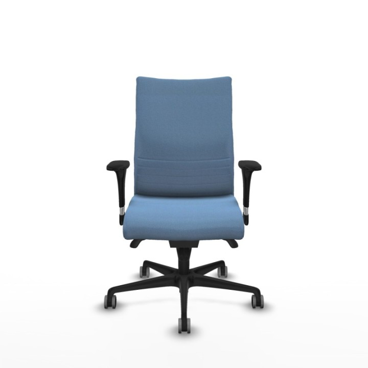 Albacete confidente sincro bali azul cielo brazos 1D base nailon ruedas 65mm engomadas