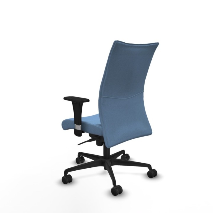 Albacete confidente sincro bali azul cielo brazos 1D base nailon ruedas 65 mm nailon