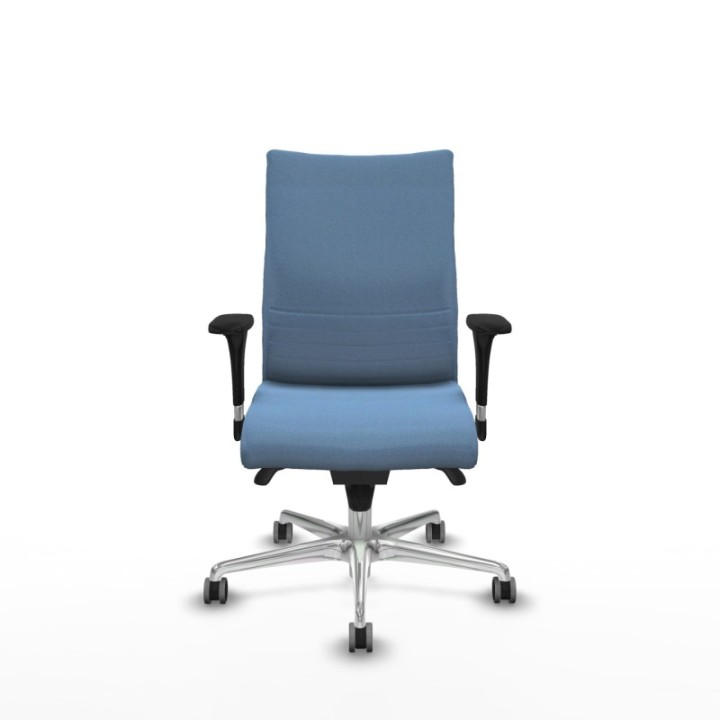 Albacete confidente sincro bali azul cielo brazos 1D base aluminio ruedas 65mm engomadas