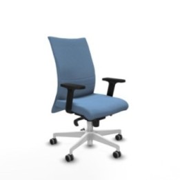 Albacete confidente sincro bali azul cielo brazos 2D base blanca ruedas 65mm engomadas