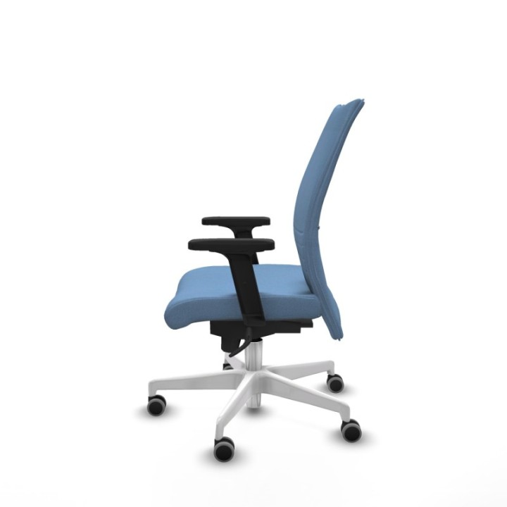 Albacete confidente sincro bali azul cielo brazos 2D base blanca ruedas 65mm engomadas