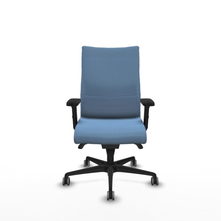 Albacete confidente sincro bali azul cielo brazos 2D base nailon ruedas 65mm engomadas