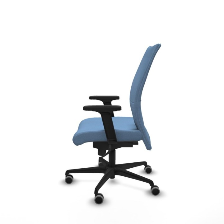 Albacete confidente sincro bali azul cielo brazos 2D base nailon ruedas 65mm engomadas