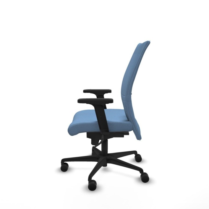 Albacete confidente sincro bali azul cielo brazos 2D base nailon ruedas 65 mm nailon