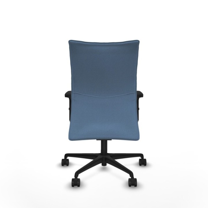 Albacete confidente sincro bali azul cielo brazos 2D base nailon ruedas 65 mm nailon