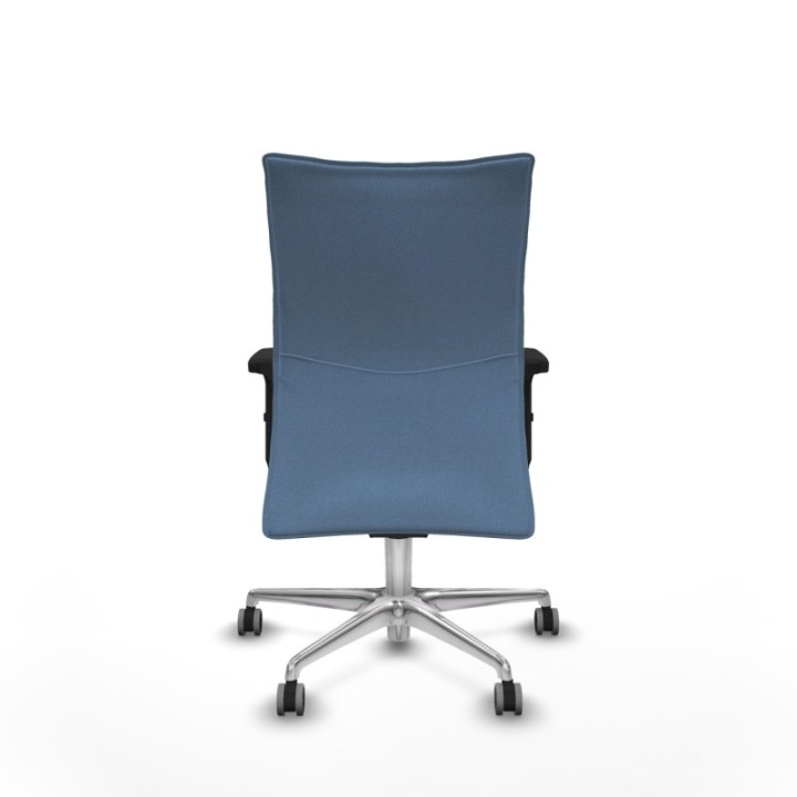 Albacete confidente sincro bali azul cielo brazos 2D base aluminio ruedas 65mm engomadas