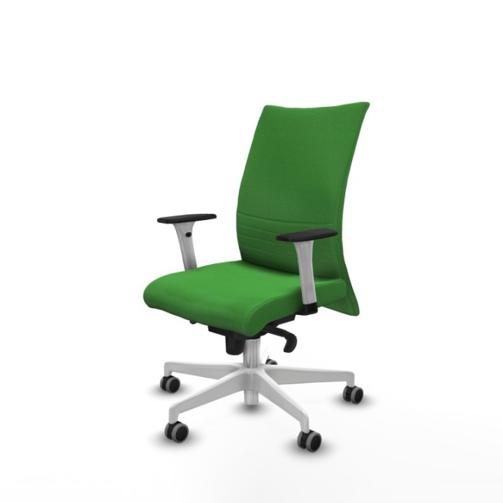 Albacete confidente sincro bali verde brazos 1D blancos base blanca ruedas 65mm engomadas