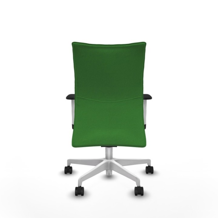 Albacete confidente sincro bali verde brazos 1D blancos base blanca ruedas 65 mm nailon