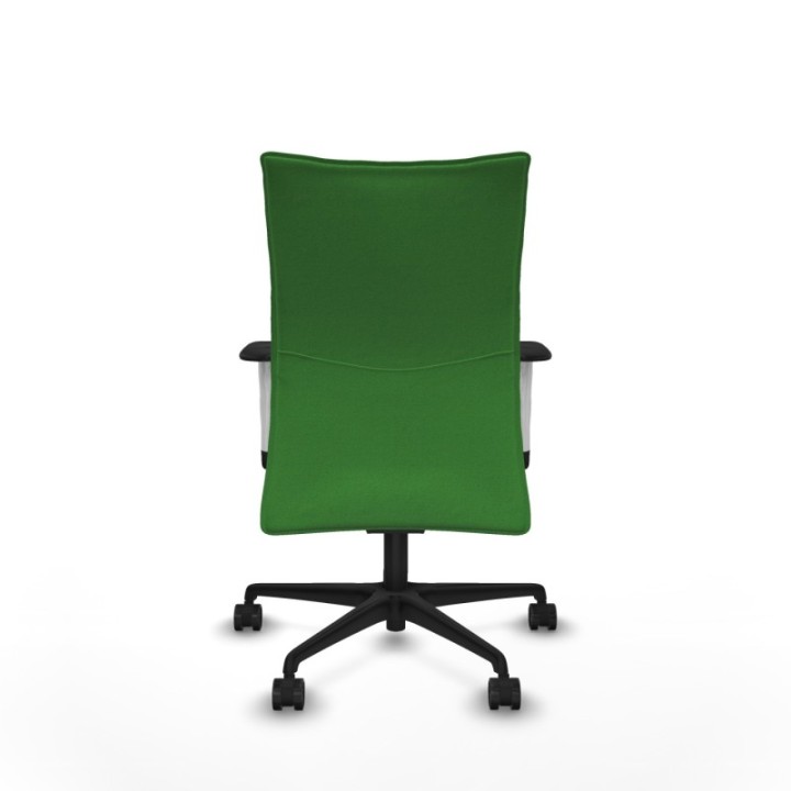 Albacete confidente sincro bali verde brazos 1D blancos base nailon ruedas 65 mm nailon