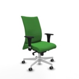 Albacete confidente sincro bali verde brazos 1D base blanca ruedas 65mm engomadas