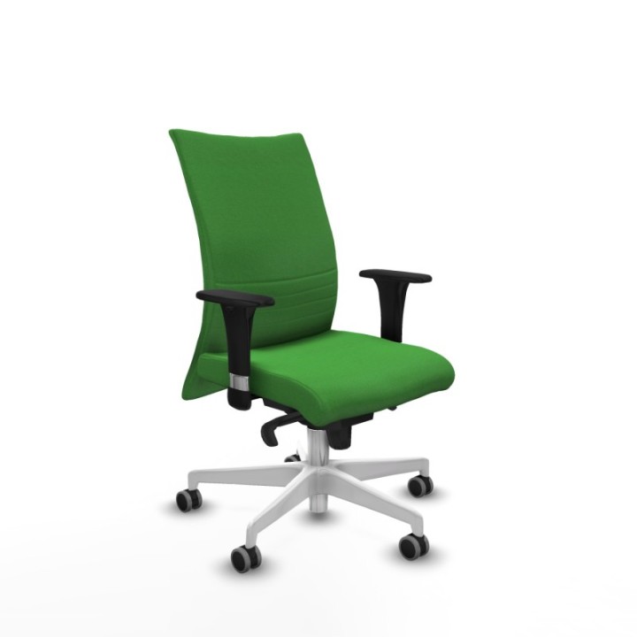 Albacete confidente sincro bali verde brazos 1D base blanca ruedas 65mm engomadas