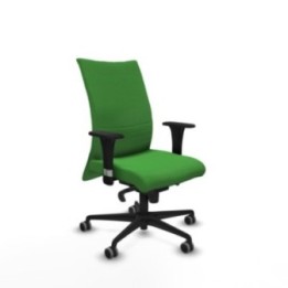 Albacete confidente sincro bali verde brazos 1D base nailon ruedas 65mm engomadas