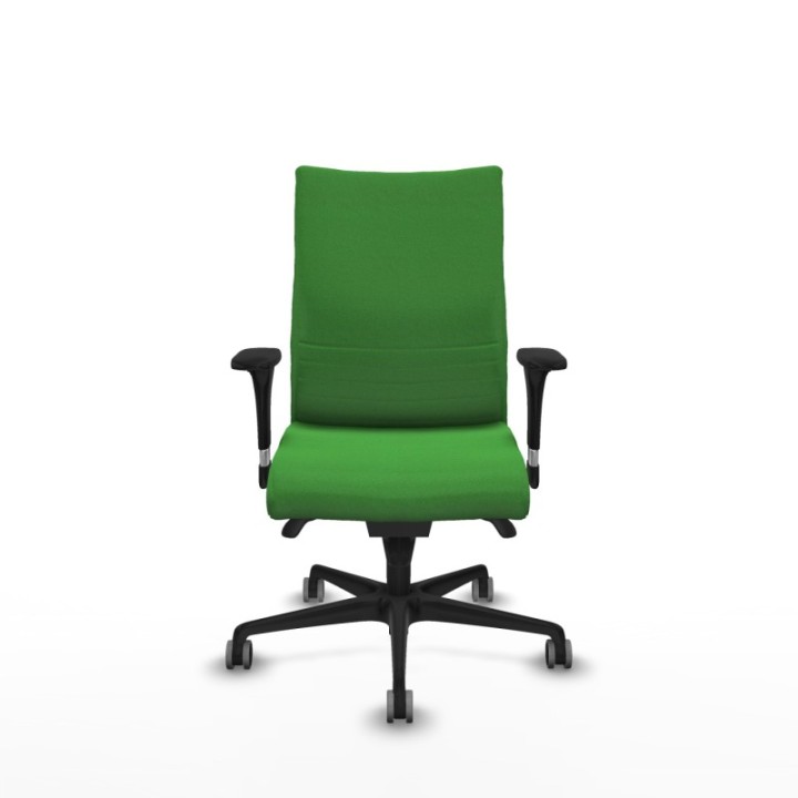 Albacete confidente sincro bali verde brazos 1D base nailon ruedas 65mm engomadas