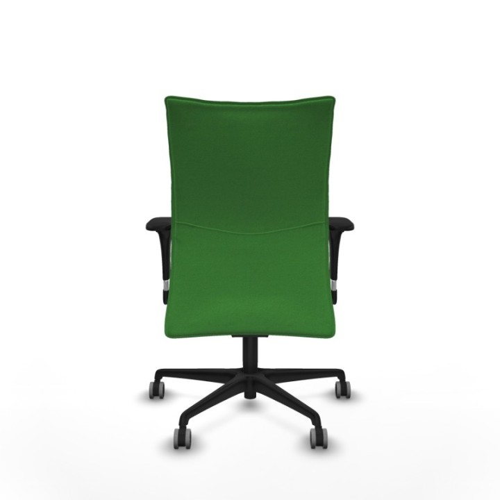 Albacete confidente sincro bali verde brazos 1D base nailon ruedas 65mm engomadas