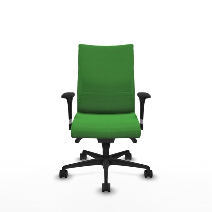 Albacete confidente sincro bali verde brazos 1D base nailon ruedas 65 mm nailon