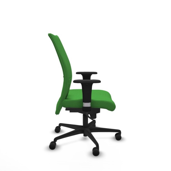 Albacete confidente sincro bali verde brazos 1D base nailon ruedas 65 mm nailon