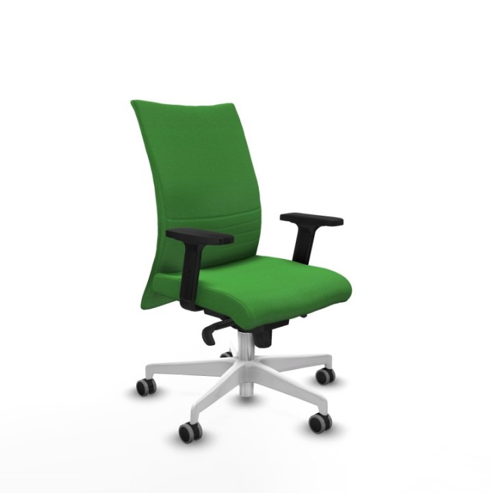 Albacete confidente sincro bali verde brazos 2D base blanca ruedas 65mm engomadas