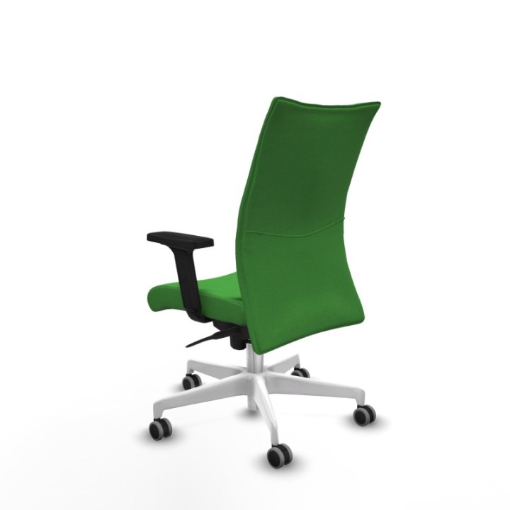 Albacete confidente sincro bali verde brazos 2D base blanca ruedas 65mm engomadas