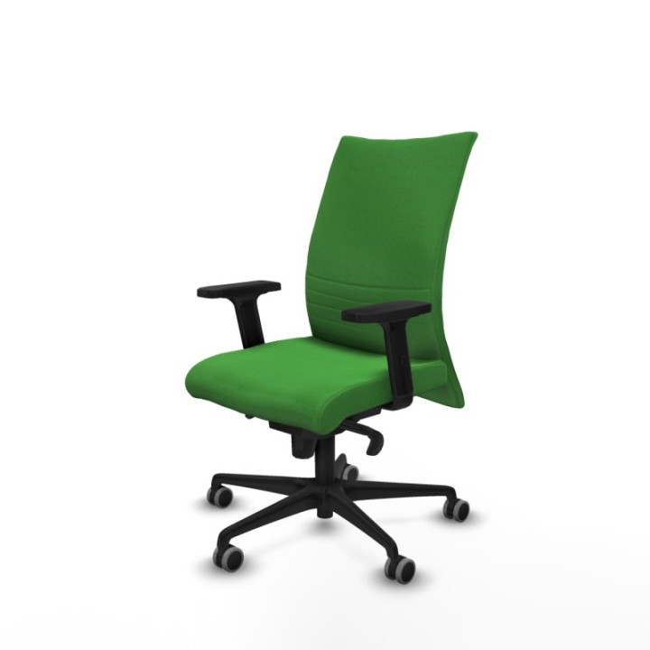 Albacete confidente sincro bali verde brazos 2D base nailon ruedas 65mm engomadas