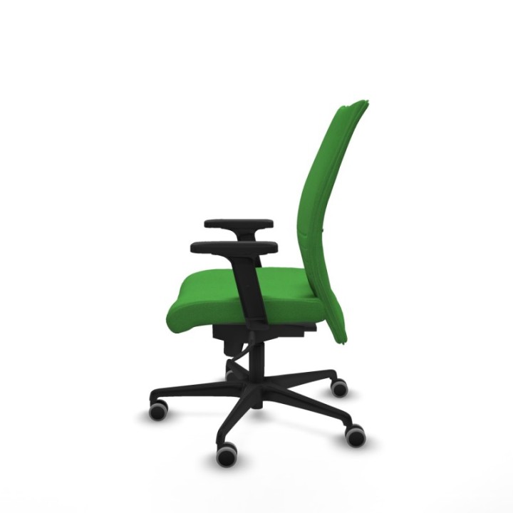 Albacete confidente sincro bali verde brazos 2D base nailon ruedas 65mm engomadas