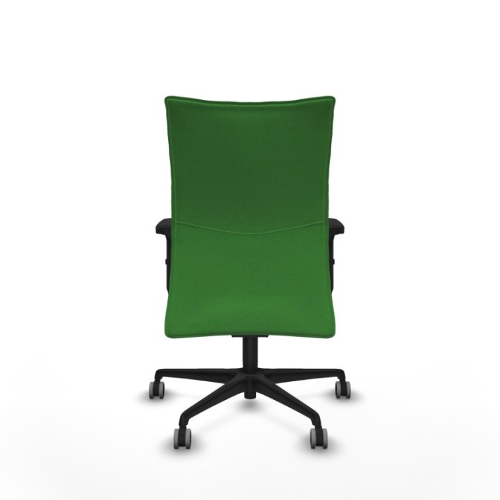 Albacete confidente sincro bali verde brazos 2D base nailon ruedas 65mm engomadas