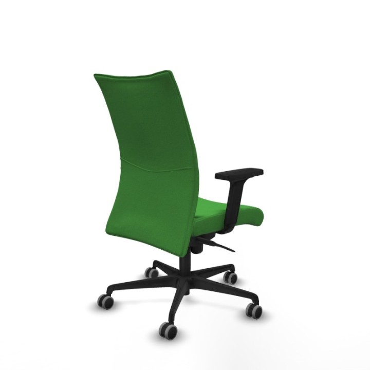 Albacete confidente sincro bali verde brazos 2D base nailon ruedas 65mm engomadas