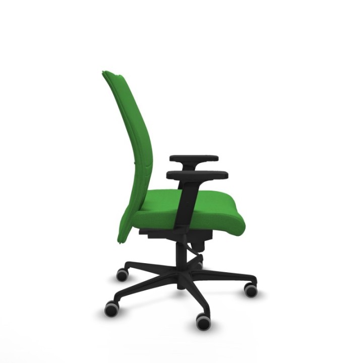 Albacete confidente sincro bali verde brazos 2D base nailon ruedas 65mm engomadas