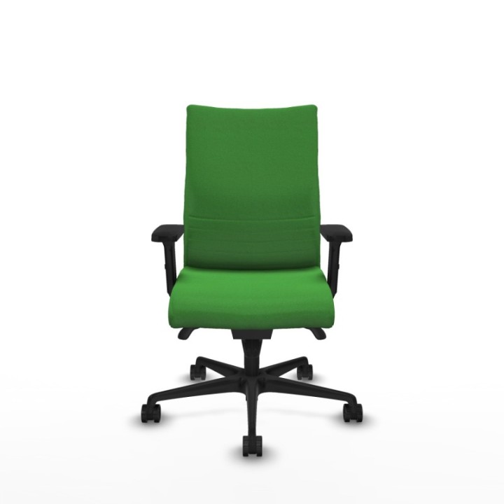 Albacete confidente sincro bali verde brazos 2D base nailon ruedas 65 mm nailon