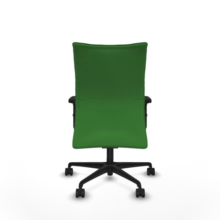 Albacete confidente sincro bali verde brazos 2D base nailon ruedas 65 mm nailon