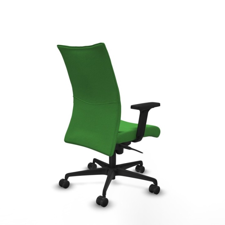 Albacete confidente sincro bali verde brazos 2D base nailon ruedas 65 mm nailon